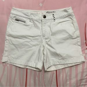 Esprit Studded “Lived in and Loved” Denim Shorts